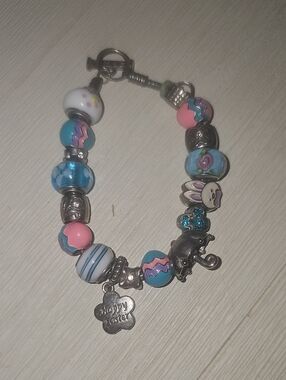 Willabee And Ward Collectible Danbury Mint April Easter Charm Bracelet